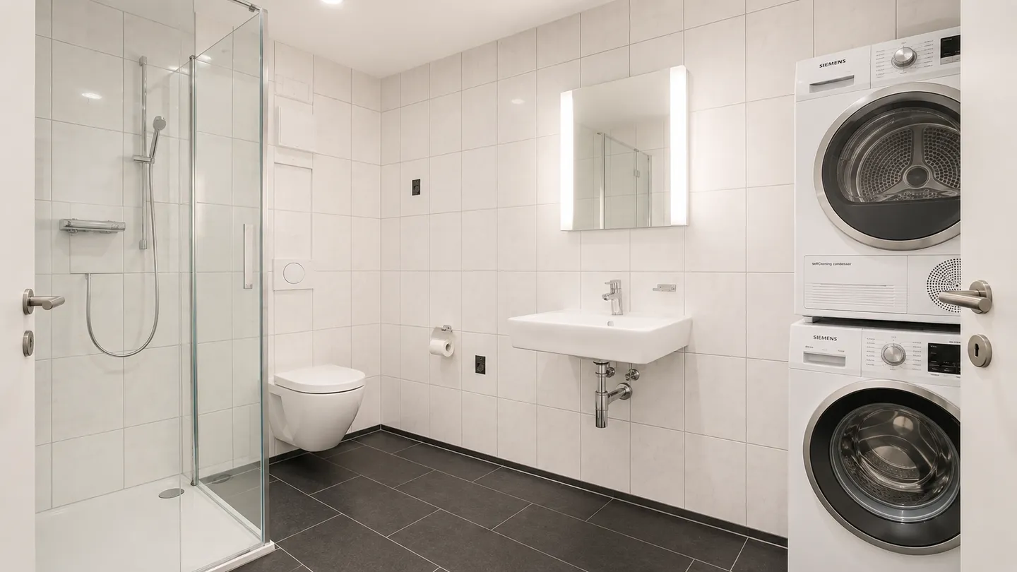 Gemütliches Zuhause mit eigenem Sitzplatz und Waschturm - Foto 4 von 6