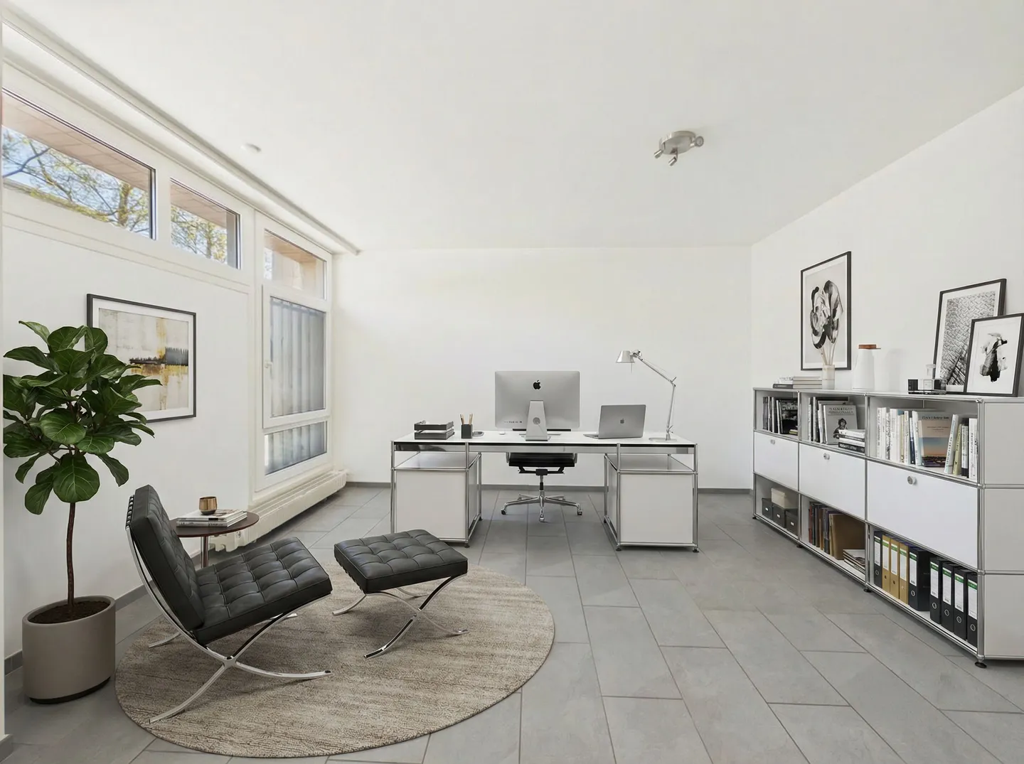 Appartement de jardin moderne de 4,5 pièces en emplacement central, Bâle - Photo 7 sur 10