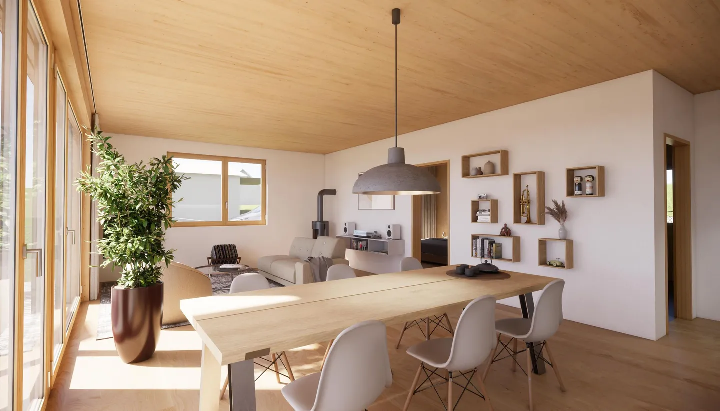 Ecological 2.5-room apartment with large terrace in Wienacht-Tobel - Photo 5 of 8