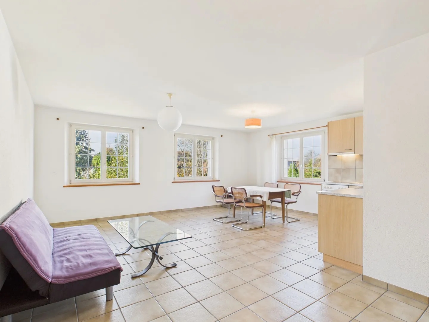 Appartement 3 pièces abordable dans un endroit calme au bord du ruisseau à Brislach - Photo 1 sur 12