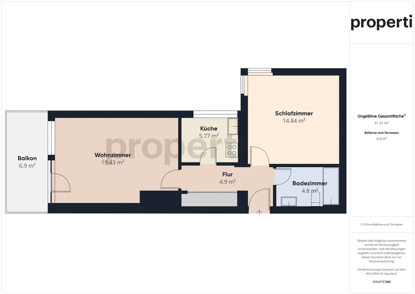 2.5-room apartment in Lugano just steps from the lake - Photo 8 of 9