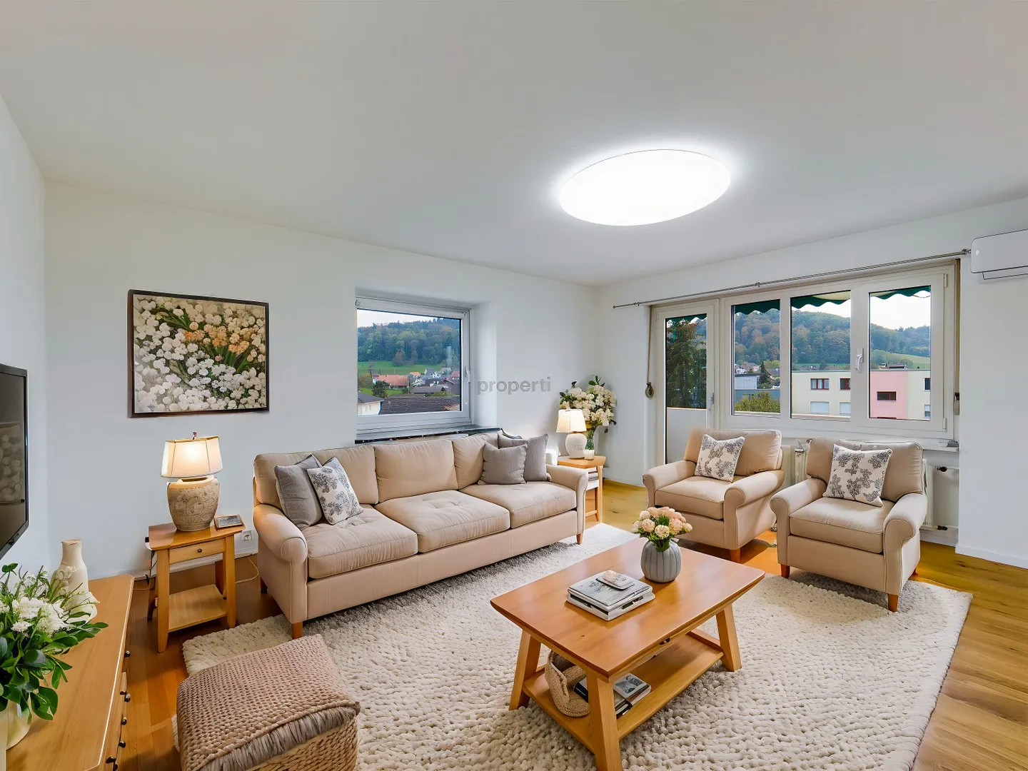 3.5-room apartment in a central and quiet location in Mägenwil - Photo 1 of 10