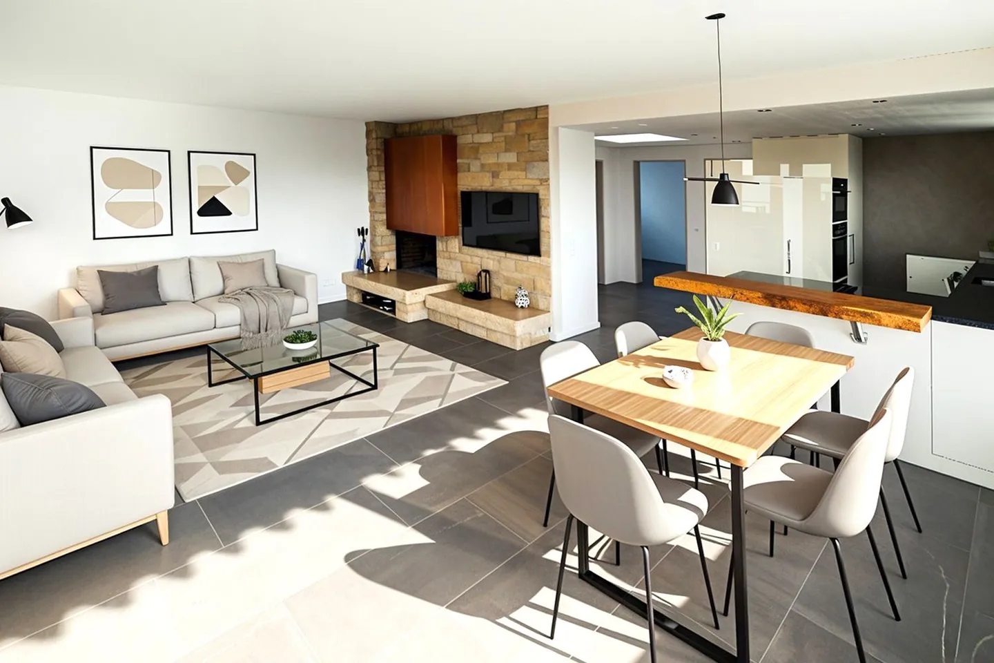 Appartamento attico da sogno di 3,5 locali a Rütihof, AG - Foto 1 di 13