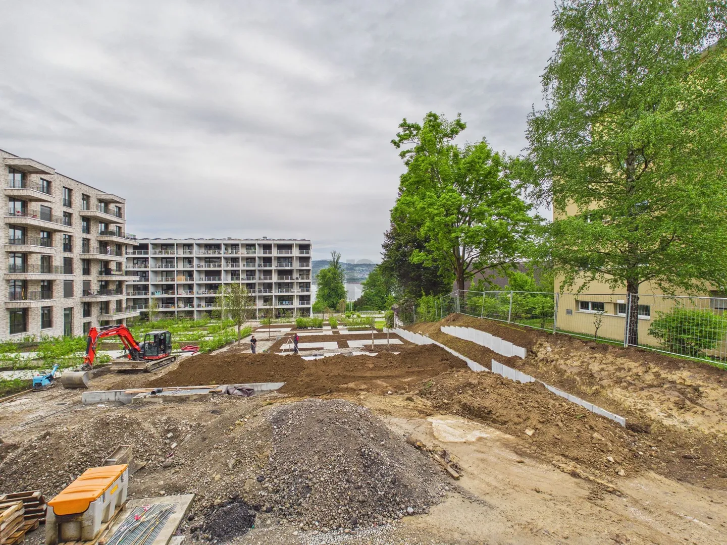 Esclusivo appartamento angolare nuovo di 2,5 stanze ad AuPark - vivere moderno e luminoso con vista sul lago di Zurigo - Foto 10 di 11