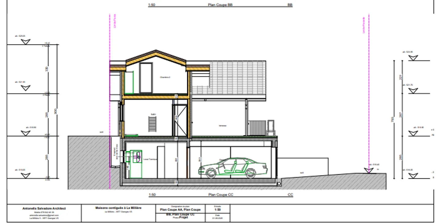 Moderne Reihenhaus mit 3,5 Zimmern und Balkon, Sierre - Neubau! - Foto 6 von 9