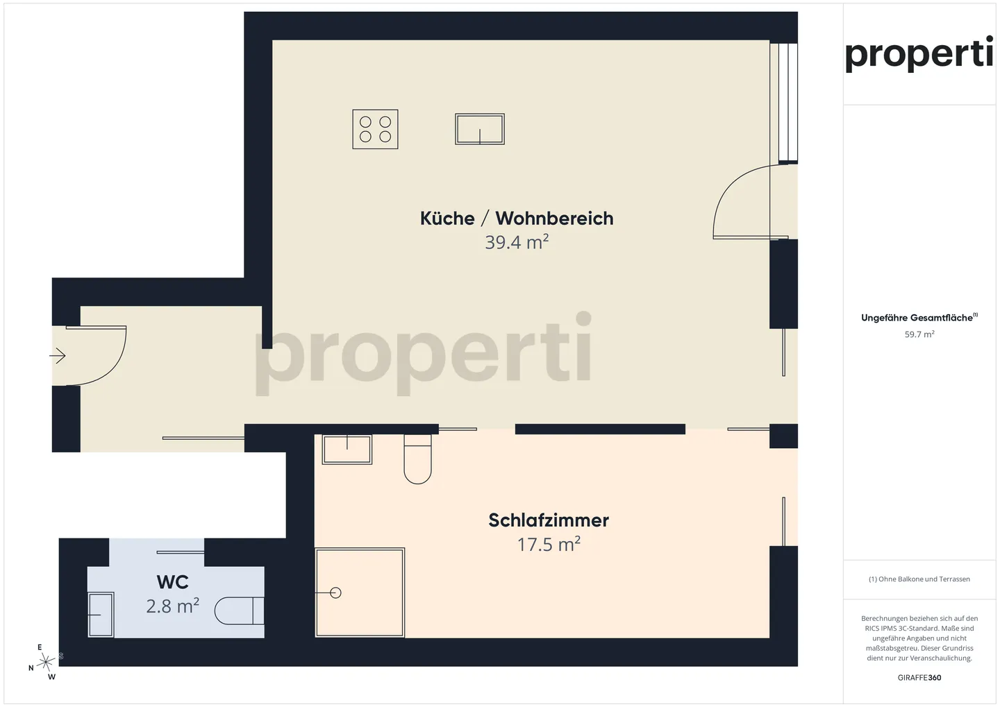 Appartement moderne 2.5 pièces à Uster - Photo 12 sur 13