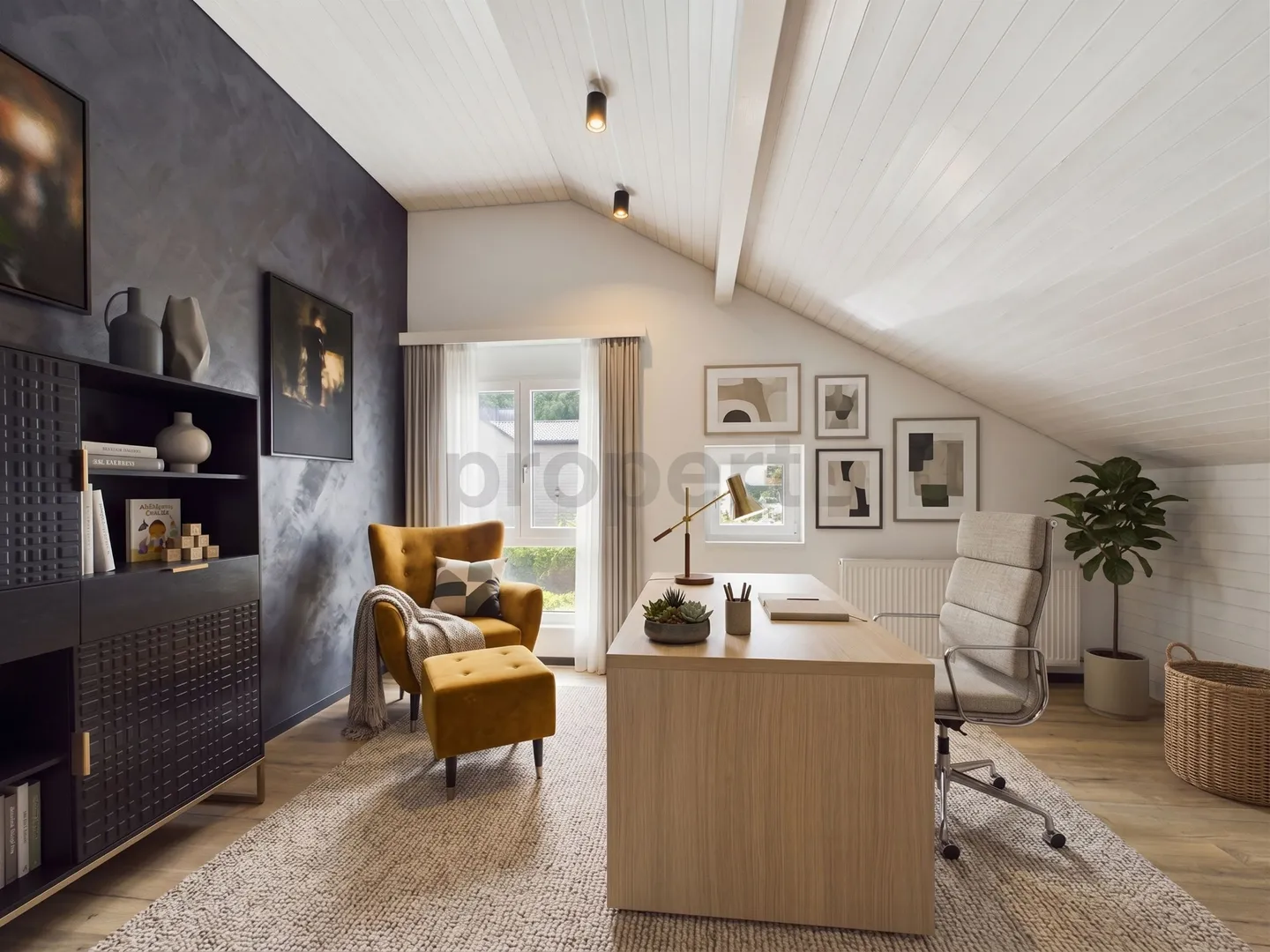 Quiet 5.5-Room Maisonette: Balcony in the Green, 4 Bedrooms & Large Hobby Room - Photo 7 of 13