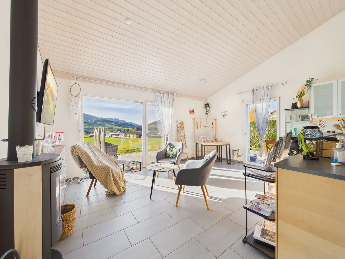 Un logement moderne dans un cadre idyllique - Appartement de 3.5 pièces à Le Mouret - Foto 5 von 11