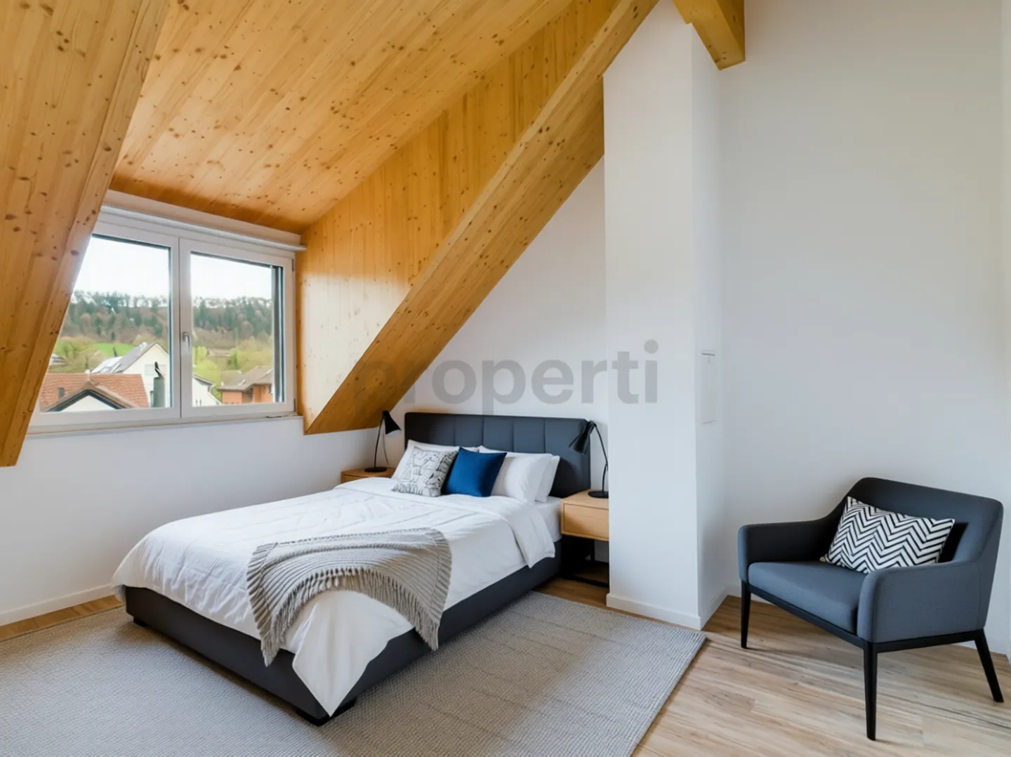 6.5-Zimmer-Dachwohnung mit 33 m² Dachterrasse, Smart Home und Minergie in Neftenbach - Photo 5 sur 10