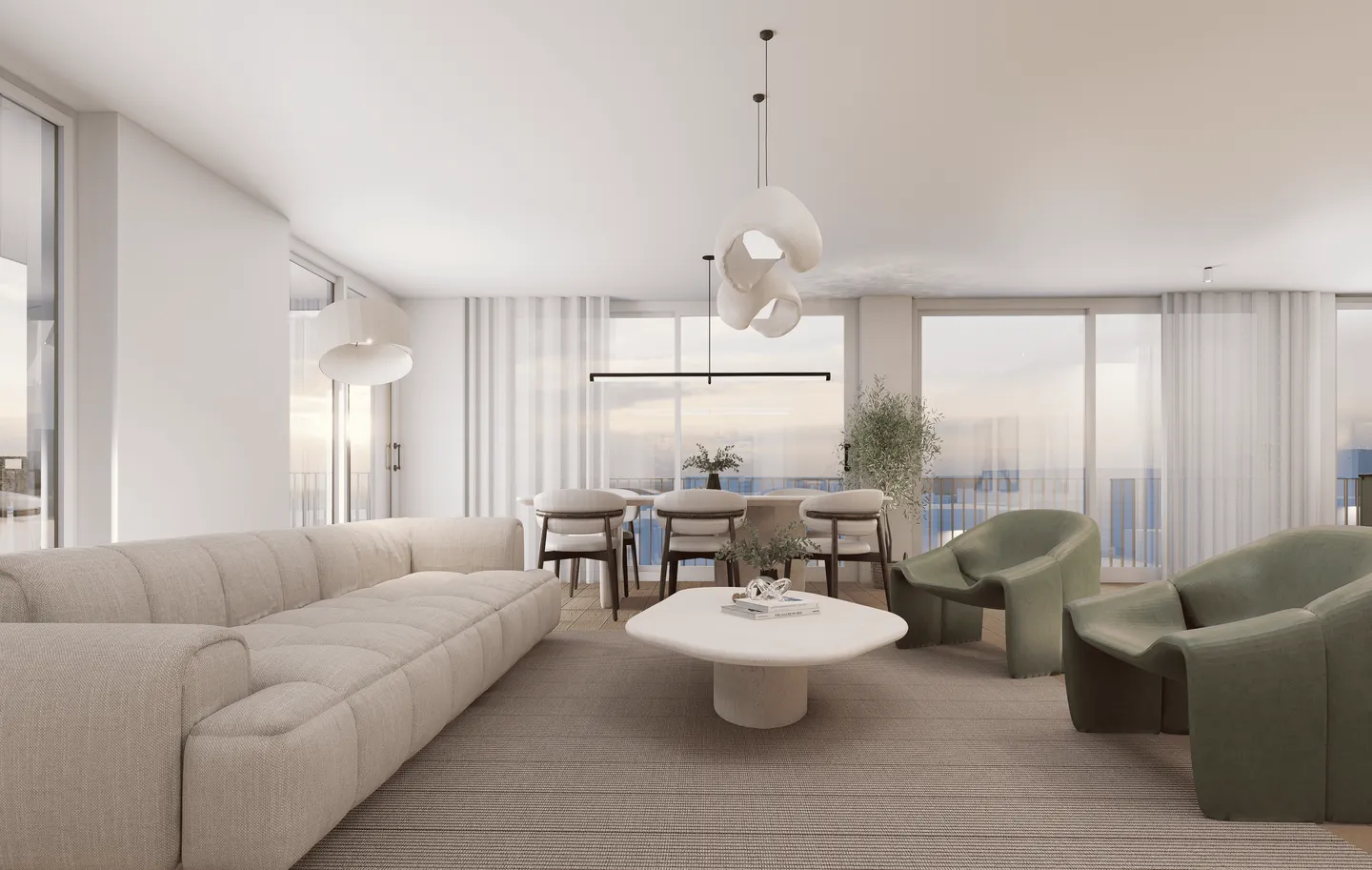 Moderne Wohnung mit Balkon in Zürich - Foto 1 von 9