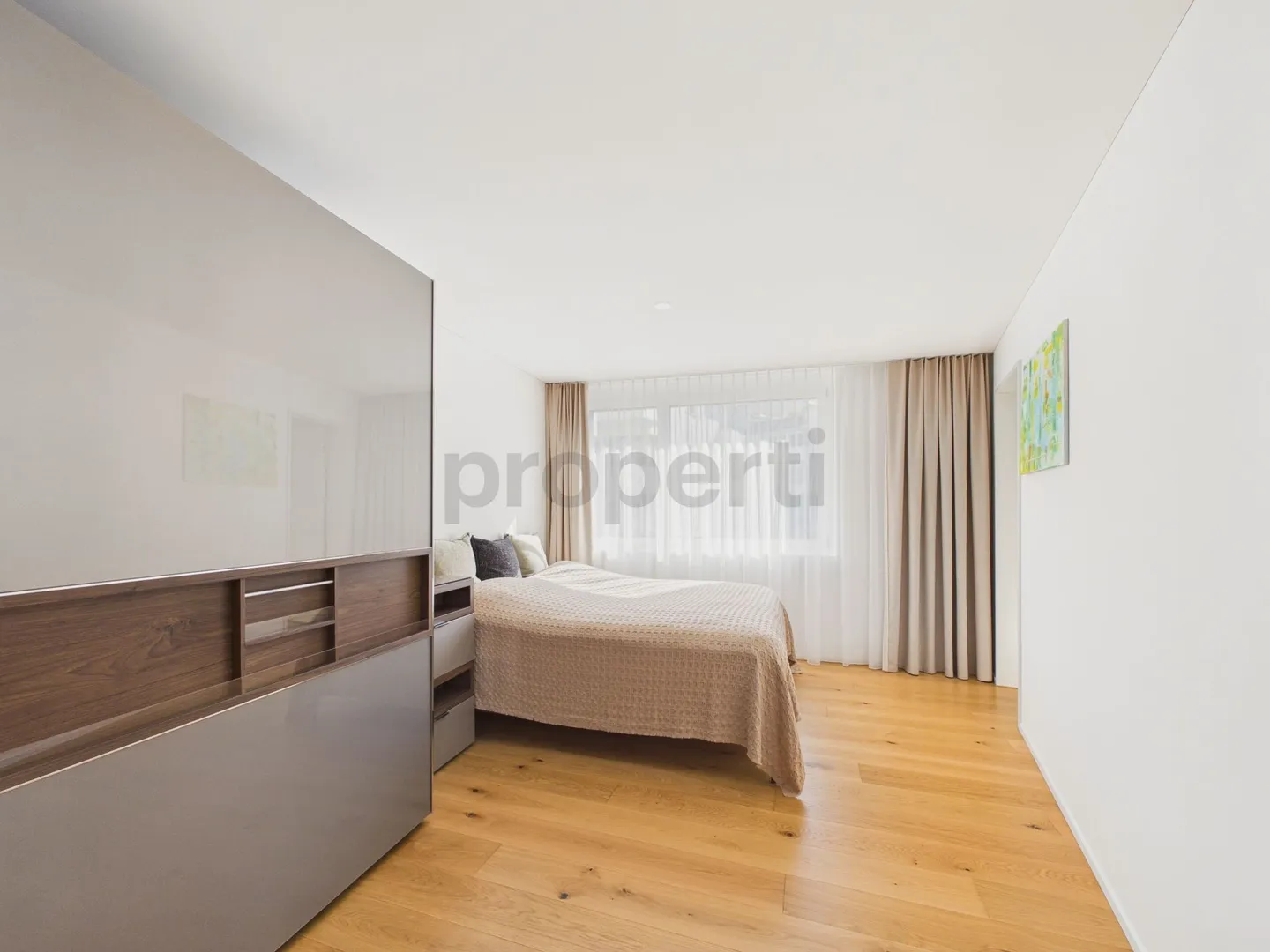 Appartement élégant de 3,5 pièces avec vue sur le lac et grand balcon - Photo 7 sur 12