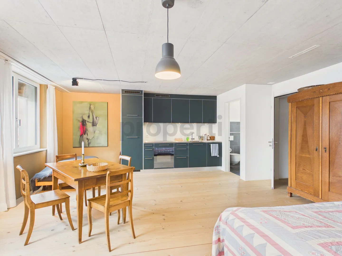 Monolocale moderno di 1,5 locali con arredamento elegante, Wetzikon ZH - Foto 6 di 12