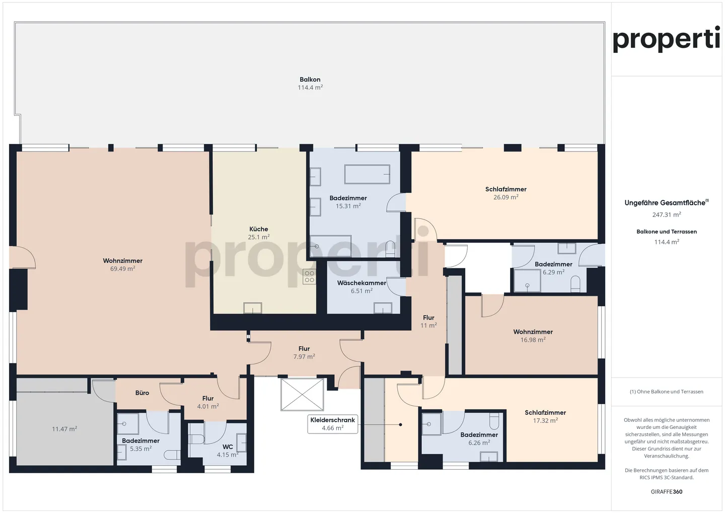 Penthouse élégant avec 4 chambres et vue sur le lac à Bissone - Photo 12 sur 12