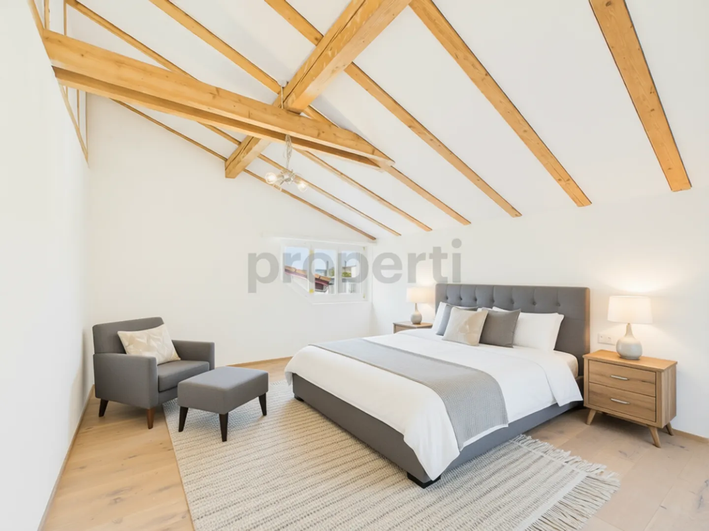 Modern 3.5-room attic apartment with garden seating area and lake view, Bäch SZ - Photo 6 of 13