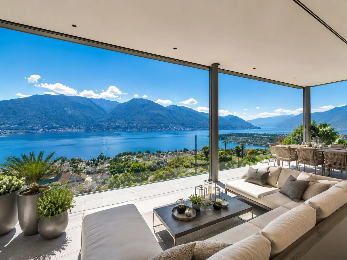 Luxury and elegance: exclusive 4.5-room penthouse with pool in Brione sopra Minusio - Photo 10 of 13