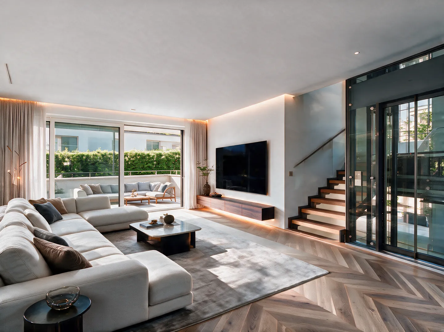 Kilchberg's Split-Level Highlight: Spectacular Luxury House with Pool, Fitness & Smart Home - Photo 2 of 11