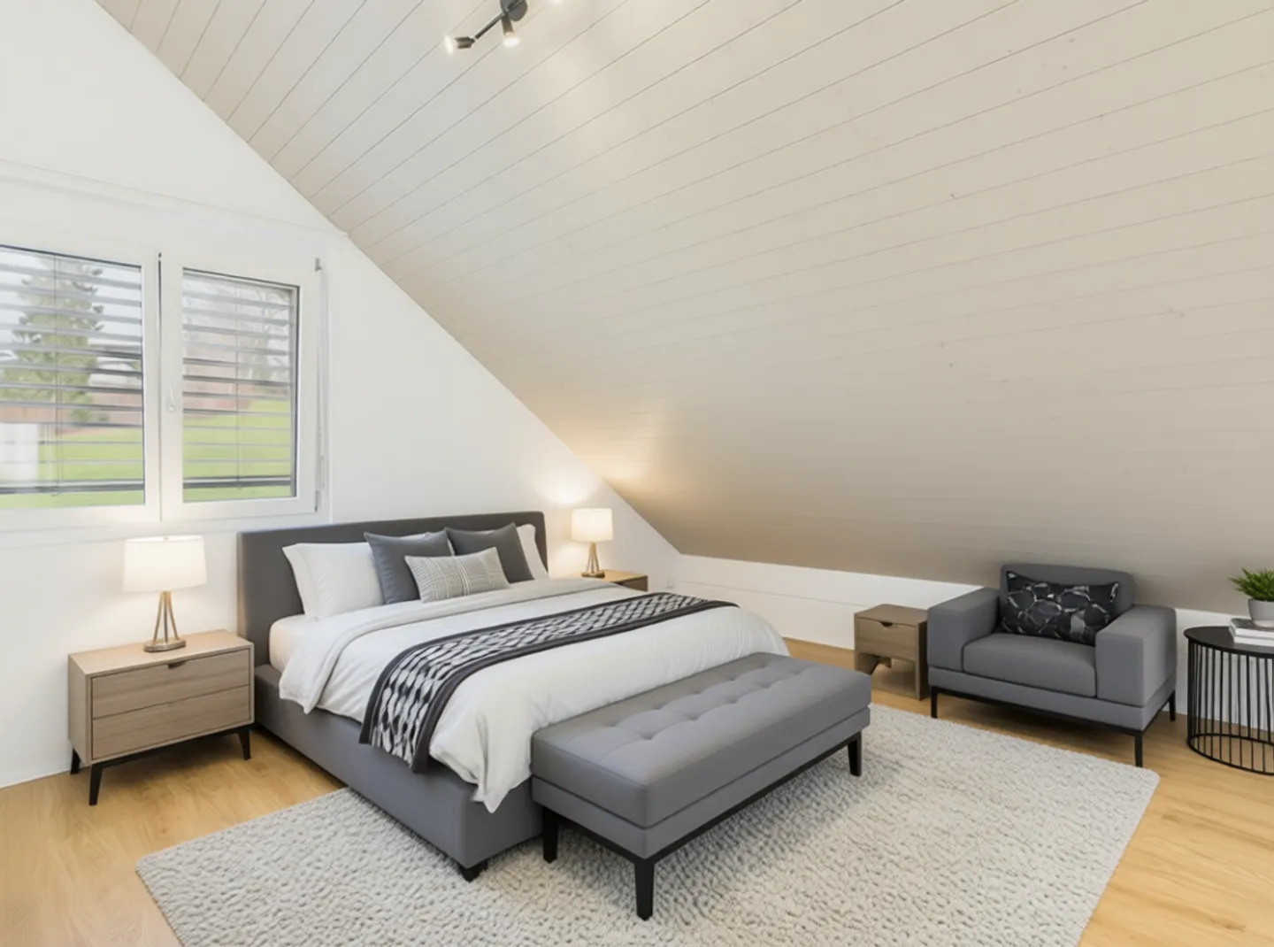 Moderne 3.5-Zimmer Dachwohnung mit Balkon in Hildisrieden - Foto 4 von 8