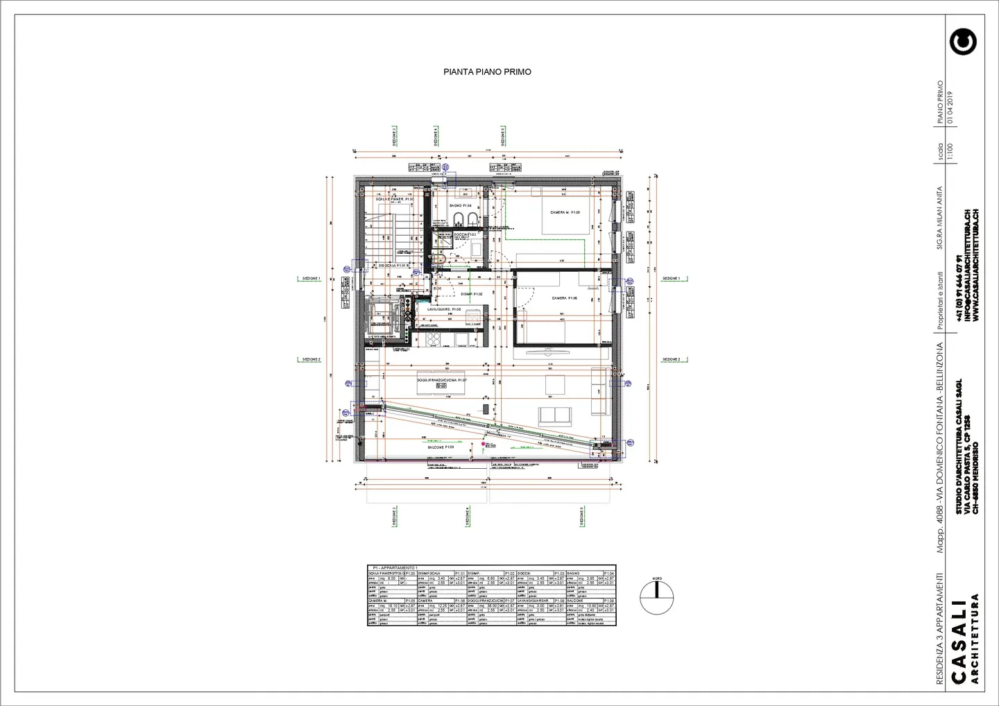 Moderna casa plurifamiliare con 3 unità da 3.5 locali a Bellinzona - Foto 12 di 13