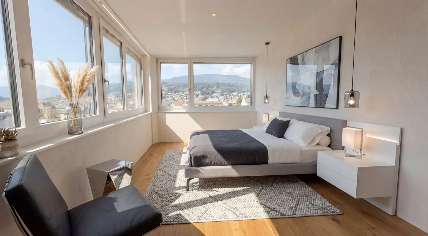 Journée portes ouvertes - 9 mai 2026 Maison jumelée neuve exclusive de 5,5 pièces avec vue - Photo 4 sur 8