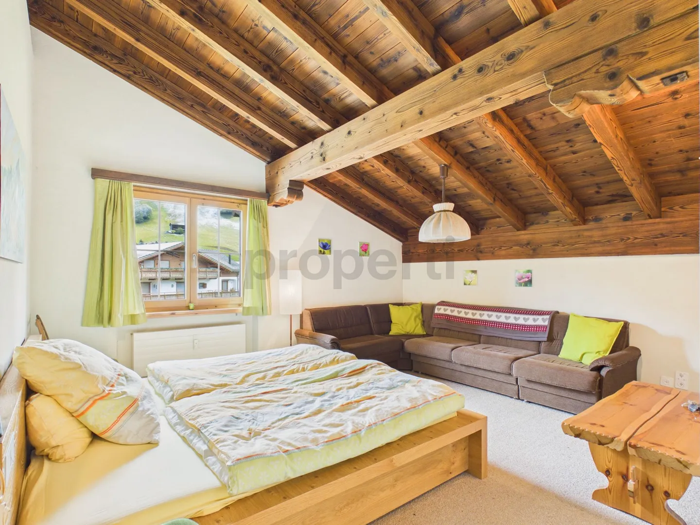 Appartement sous les combles de 3 pièces avec studio séparé à Klosters - Résidence principale ou secondaire - Photo 10 sur 13