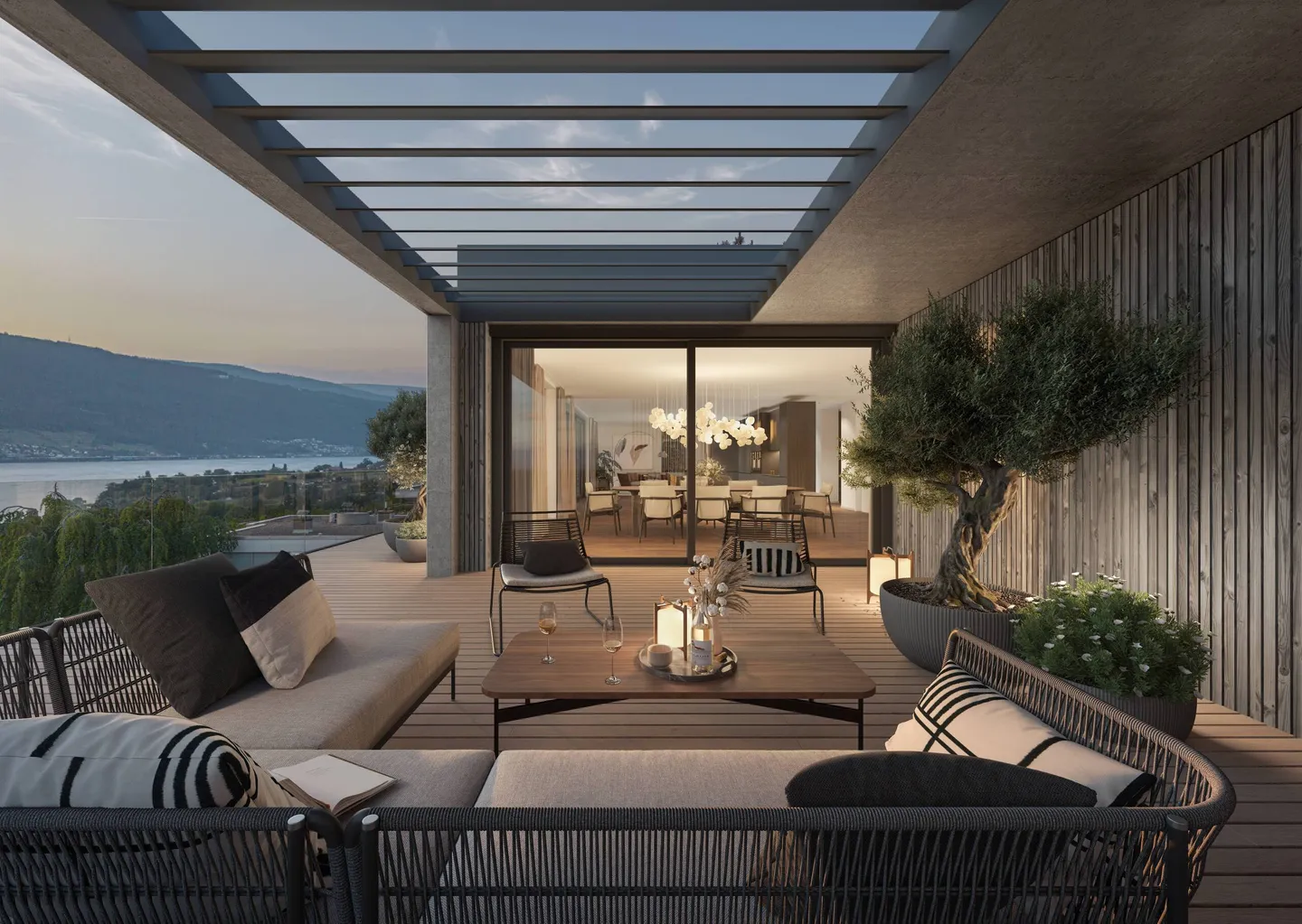 Capolavoro architettonico: appartamento con giardino di 5,5 locali con vista mozzafiato a Gerolfingen - Foto 3 di 5