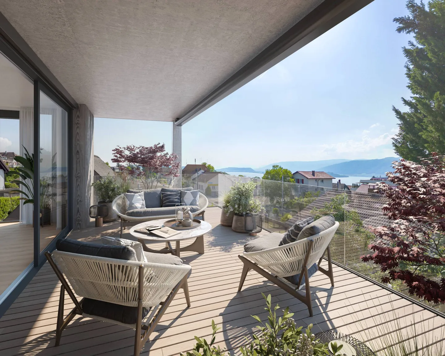 Exclusive New Apartment with Terrace and Unique Architecture at Lake Biel - Photo 4 of 5