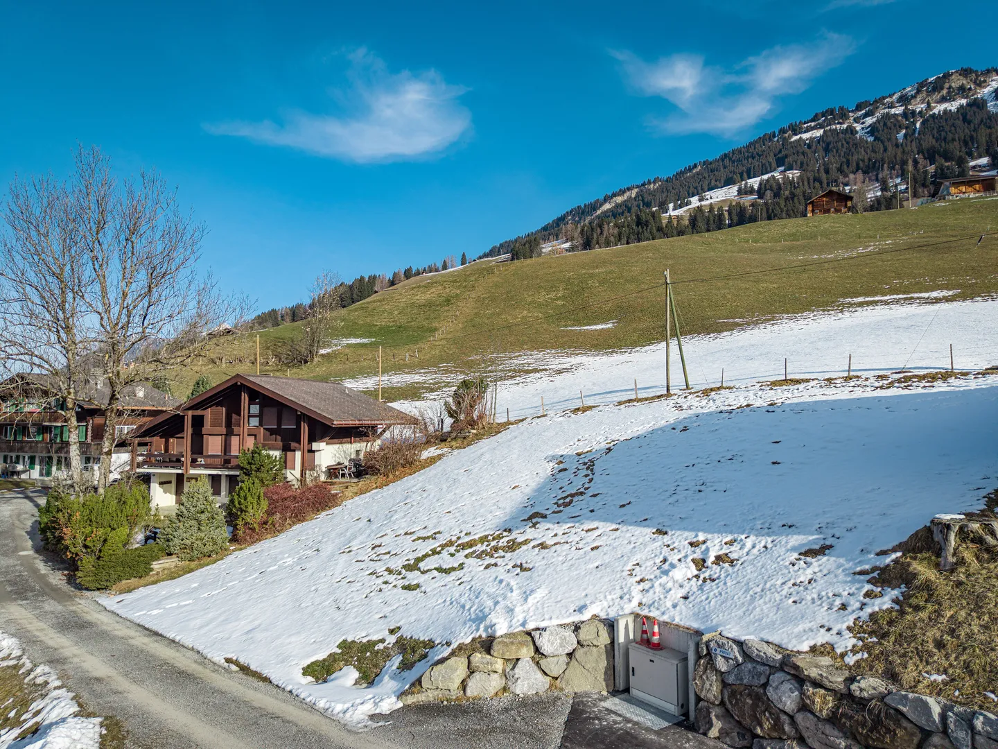 SUNNY LOCATION AT LENK – 747 m² BUILDING LAND WITH A DREAMLIKE MOUNTAIN PANORAMA - Photo 4 of 5