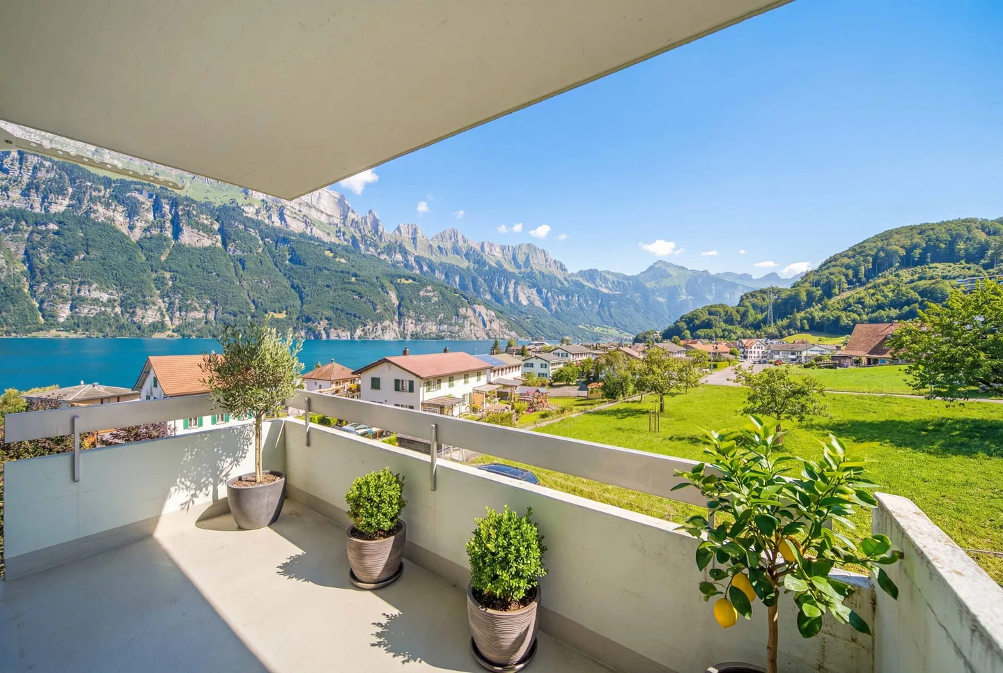 LIVING WITH MOUNTAIN AND LAKE VIEW IN UNTERTERZEN - Photo 1 of 5