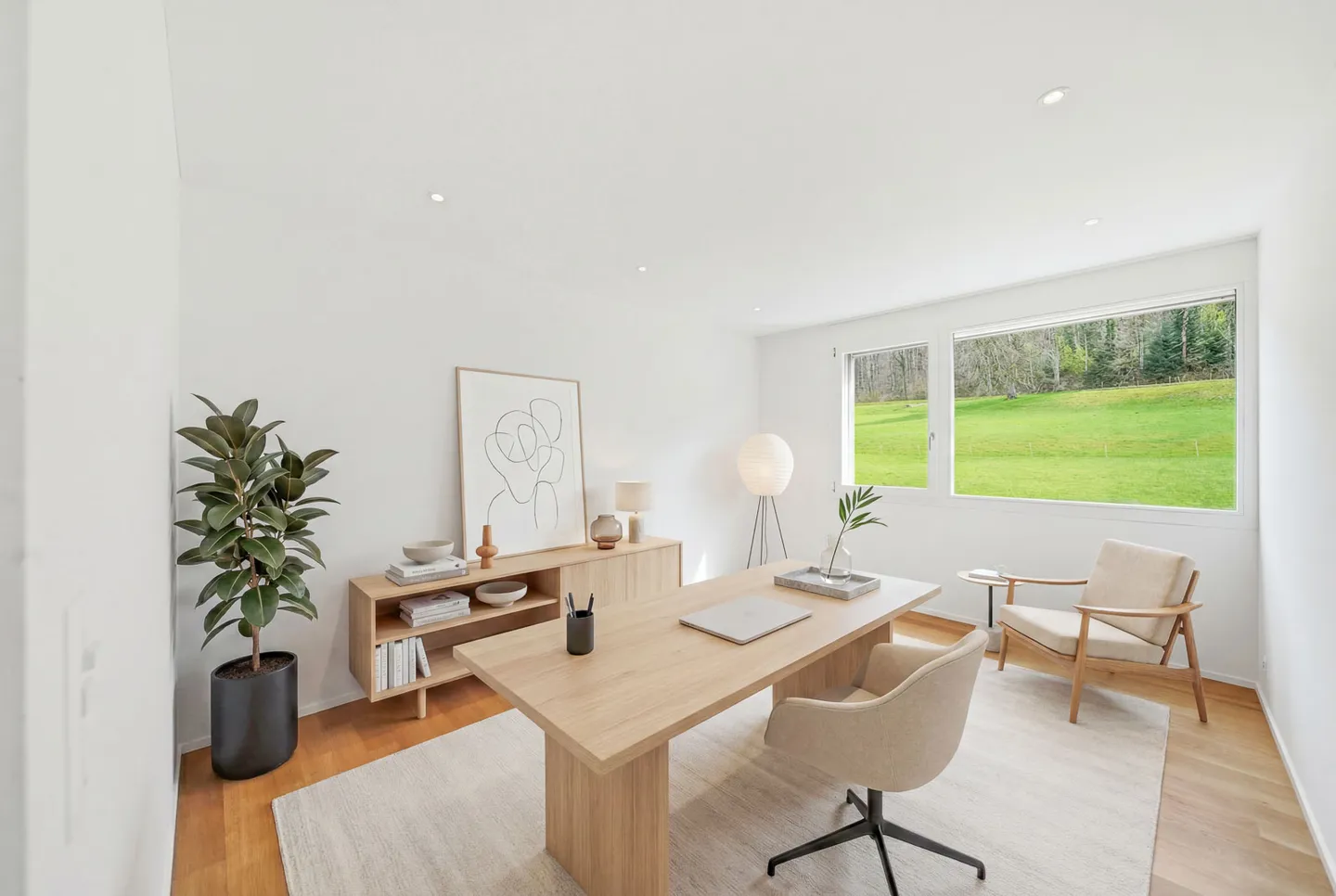 APPARTEMENT MODERNE DE 4,5 PIÈCES AVEC DEUX LOGGIAS VITRÉES À BISCHOFSZELL - Photo 4 sur 5