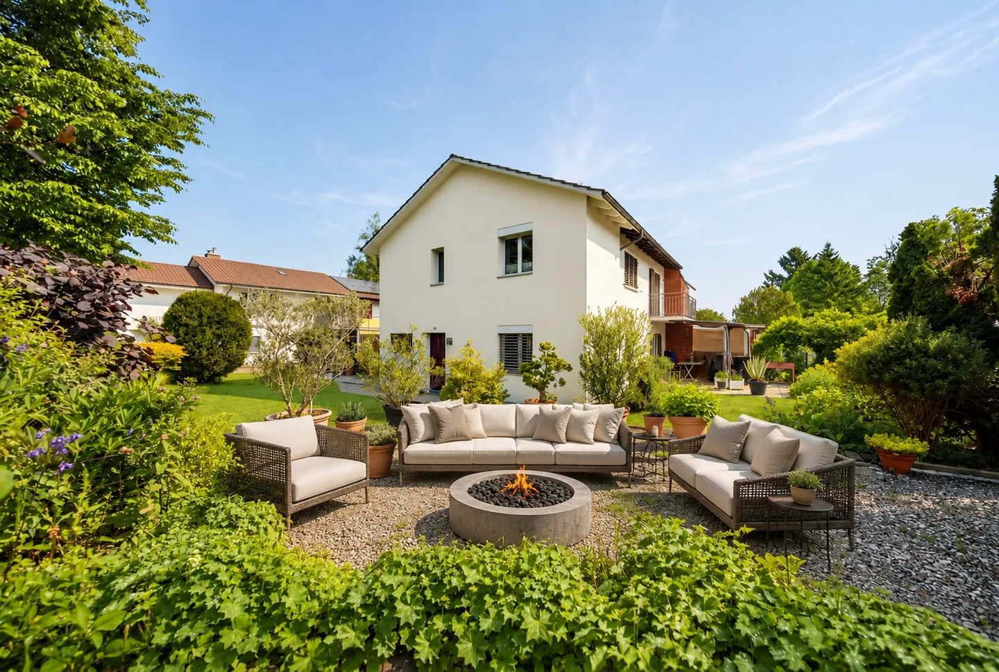 4.5 ZIMMER  DOPPELEINFAMILIENHAUS MIT  GROSSEM GARTEN - Foto 1 di 5