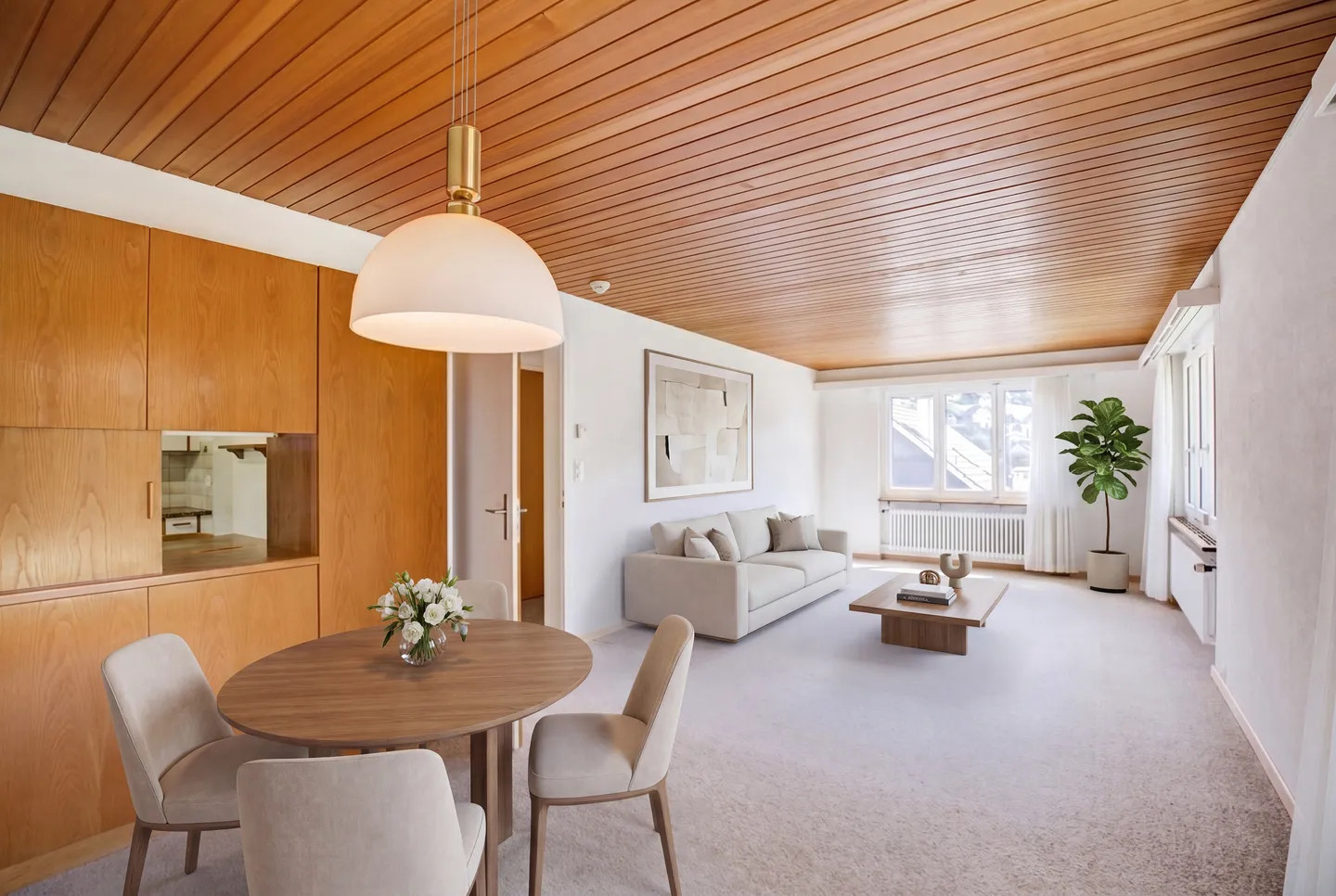 HANGLAGE UND VIEL POTENZIAL &amp; 8211; FREISTEHENDES 6.5 ZIMMER EINFAMILIENHAUS - Foto 5 von 5