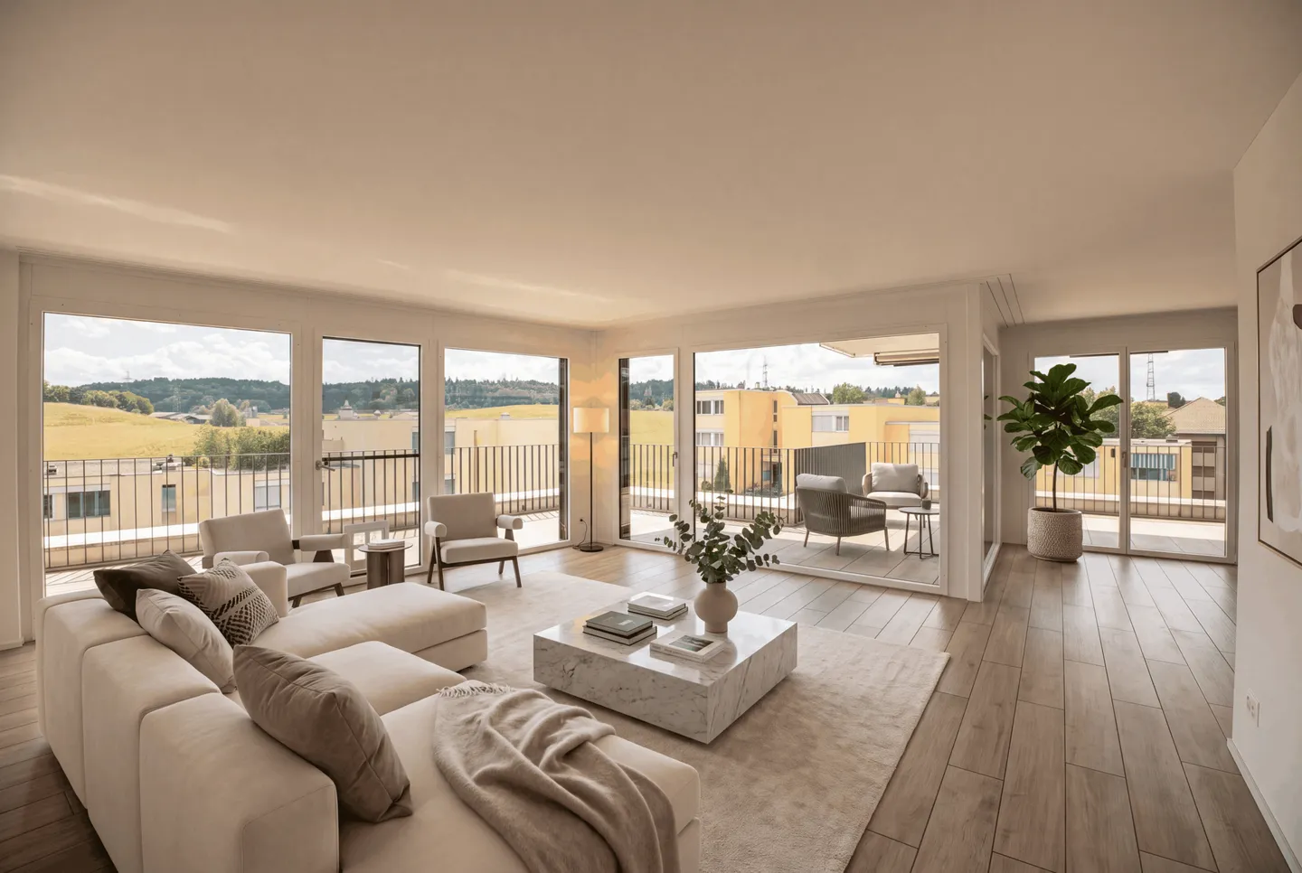 Bijou penthouse de 148 m² avec terrasse de 137 m² et sauna extérieur - Photo 2 sur 5