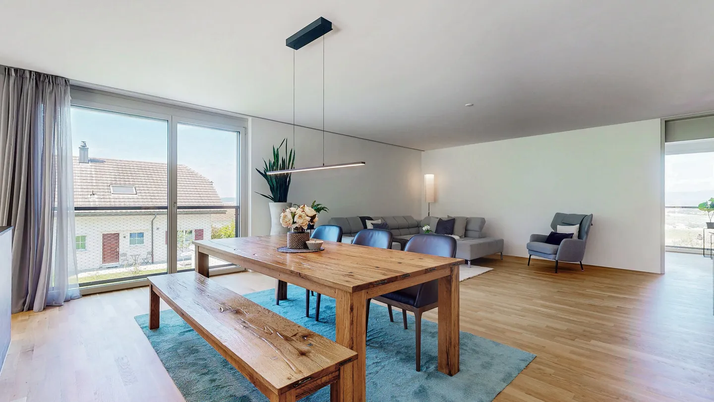 TOLLE GARTENWOHNUNG MIT FERNSICHT &amp; 8211; BAUJAHR 2024 - Foto 4 von 5