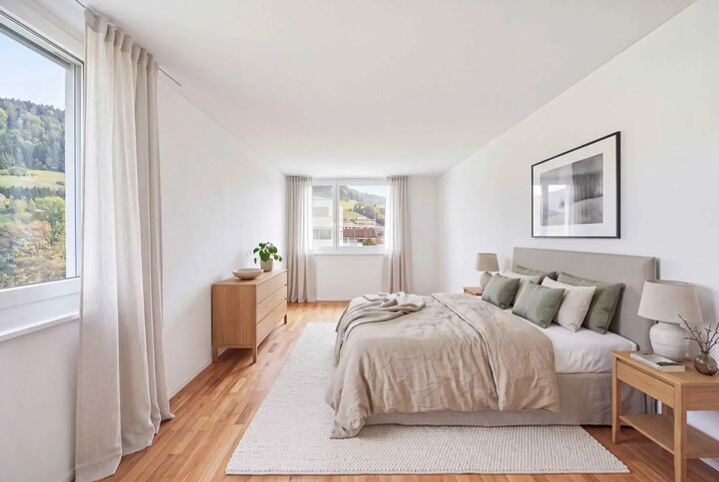 LUZERN ZUM GREIFEN NAH - HOCHWERTIGE 5.5 ZIMMER WOHNUNG IN OBERNAU - Photo 4 sur 8