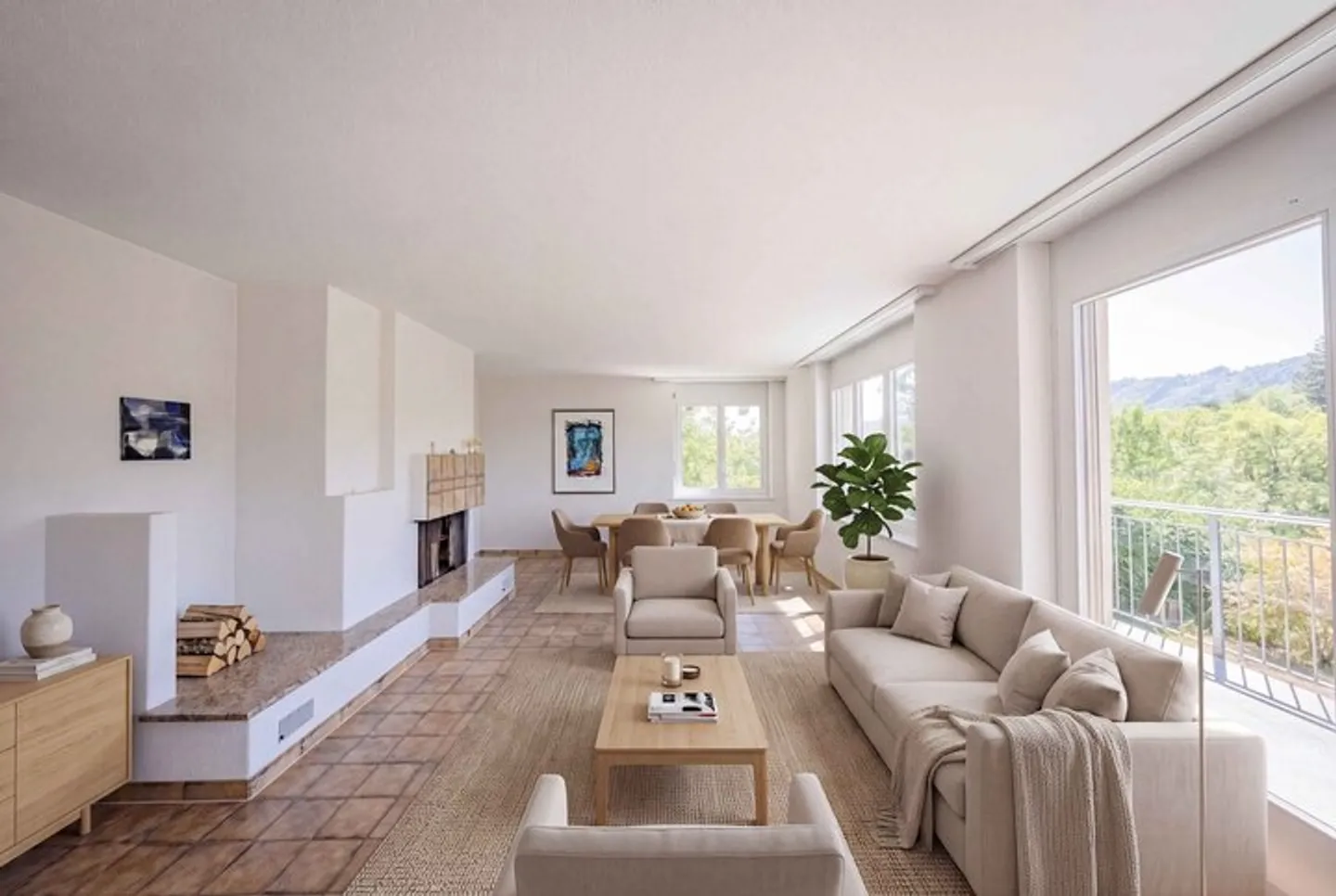 GROSSZÜGIGES 8.5 ZIMMER EINFAMILIENHAUS MIT POOL IN RUBIGEN - Foto 2 von 8