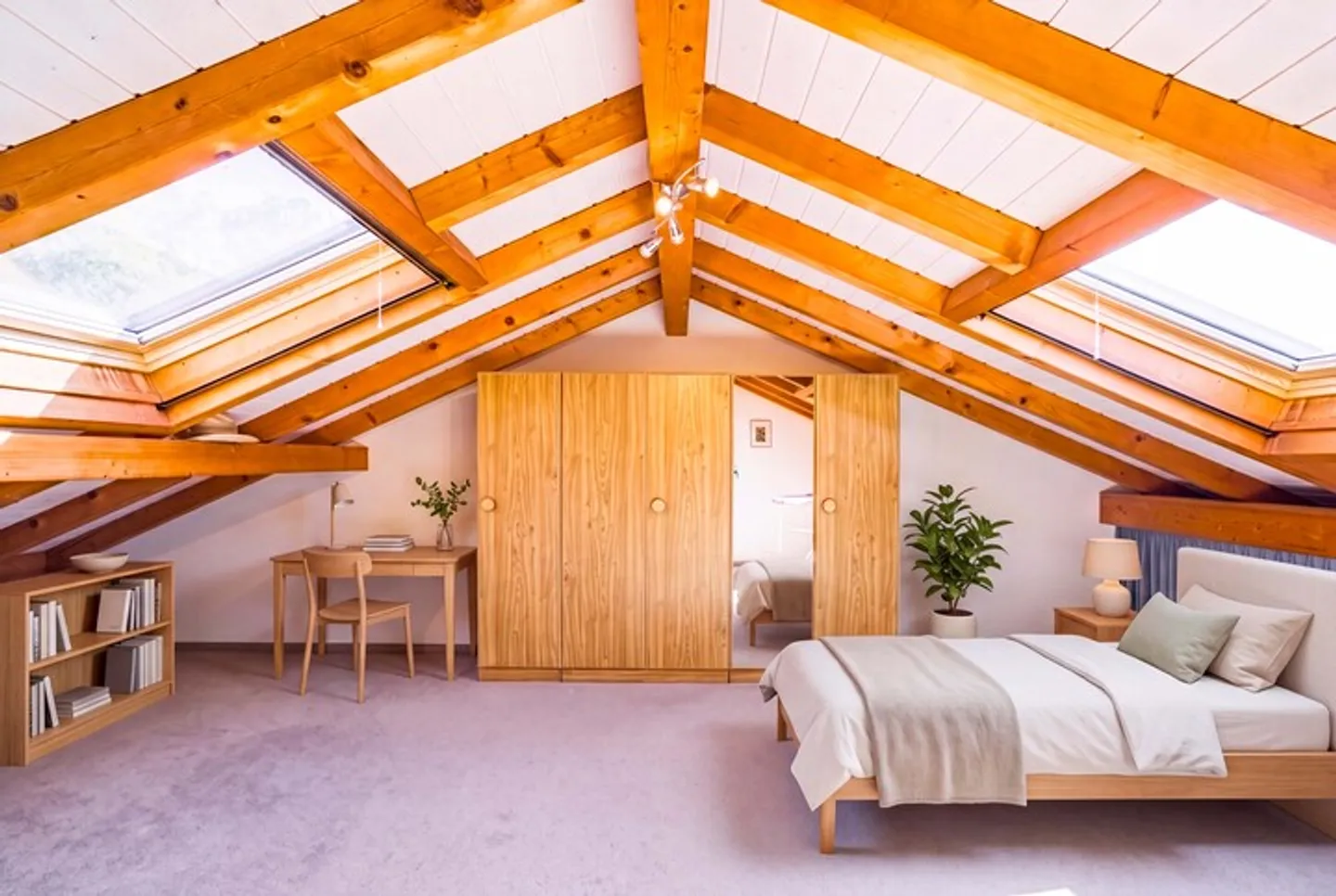 ABOUT THE ROOFS OF GRENCHEN - MAISONETTE ATTIC APARTMENT WITH CITY VIEW - Photo 4 of 8