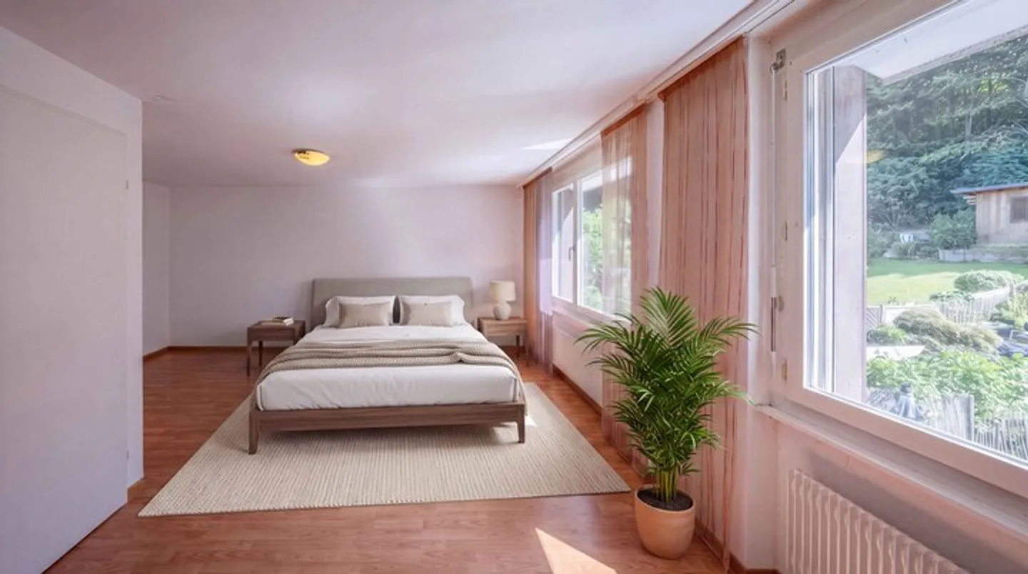 YOUR HOME BETWEEN LAKE AND MOUNTAINS - 4.5 ROOM TERRACED HOUSE IN SPIEZ - Photo 4 of 8