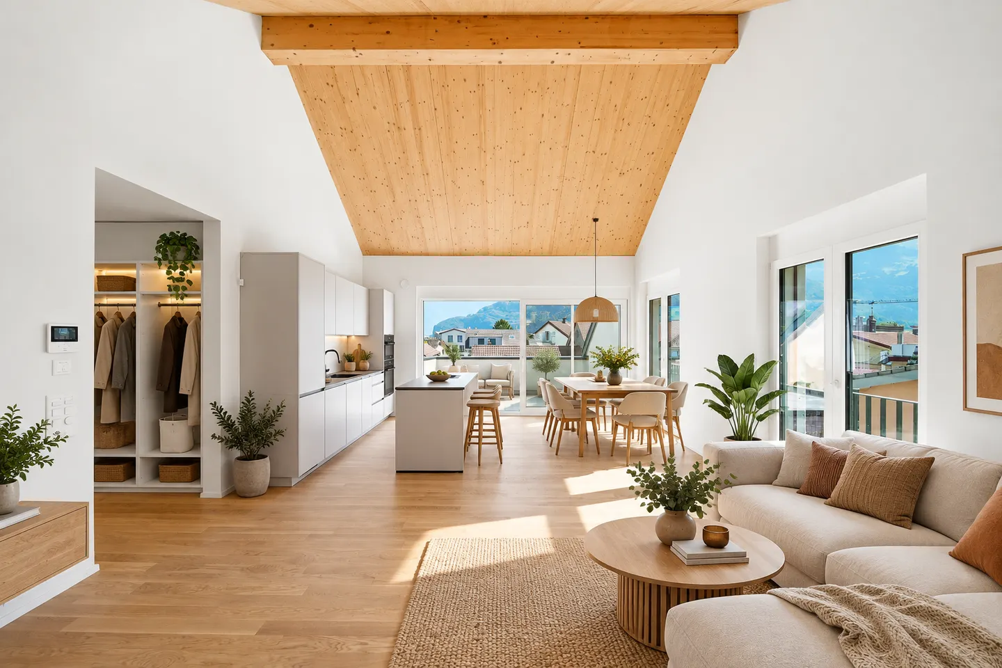 NEUBAU DACHWOHNUNG MIT ALPINEM WEITBLICK - Foto 1 di 8