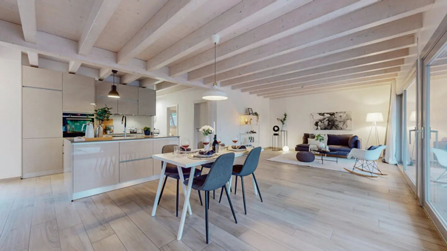 Vie Élégante sur Trois Niveaux – Maison Mitoyenne de 2021 à Payerne - Photo 1 sur 8