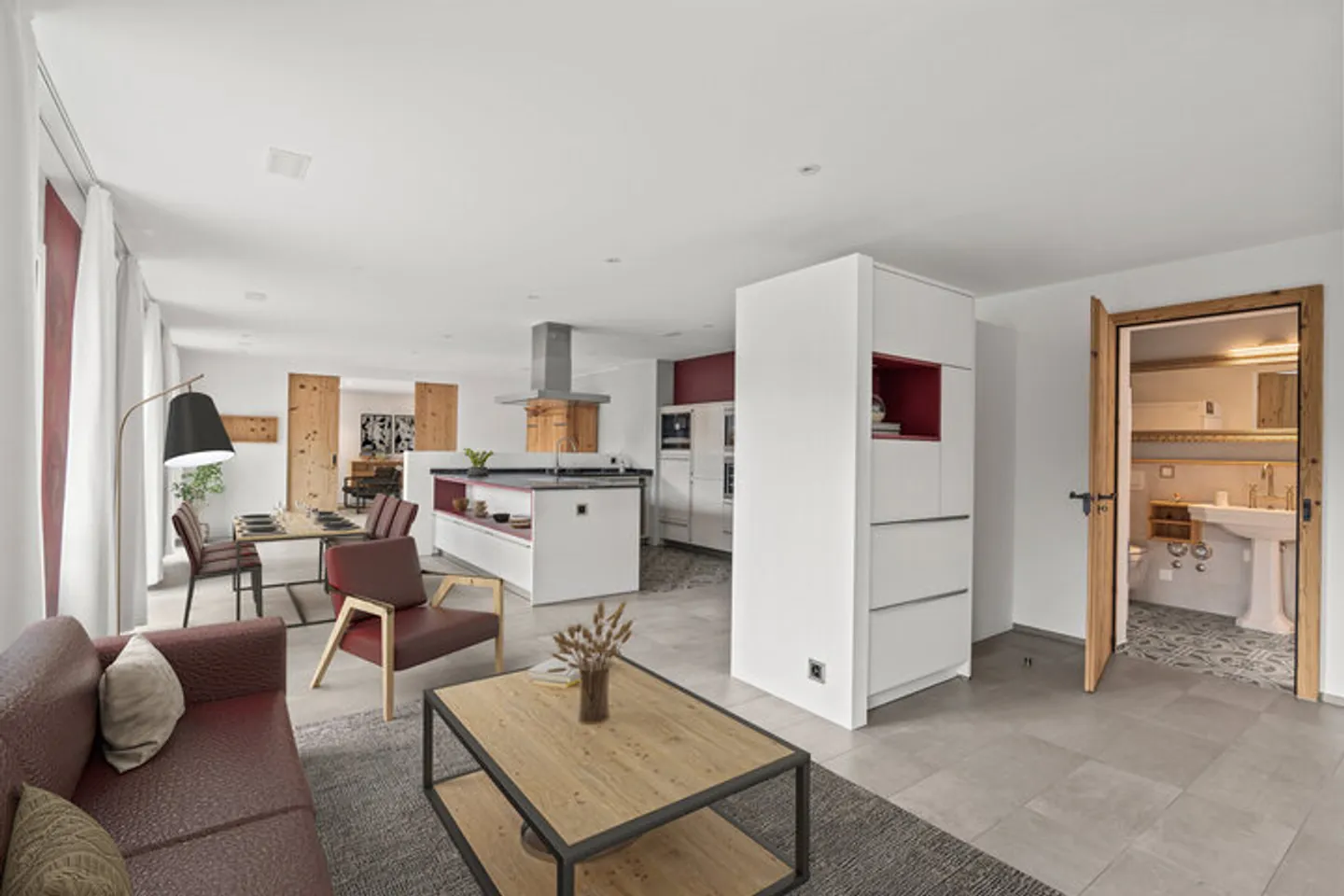 APPARTEMENT MODERNE 3.5 CHAMBRES AVEC ESPACE ÉVÉNEMENTIEL À ST. GALLENKAPPEL - Photo 1 sur 8