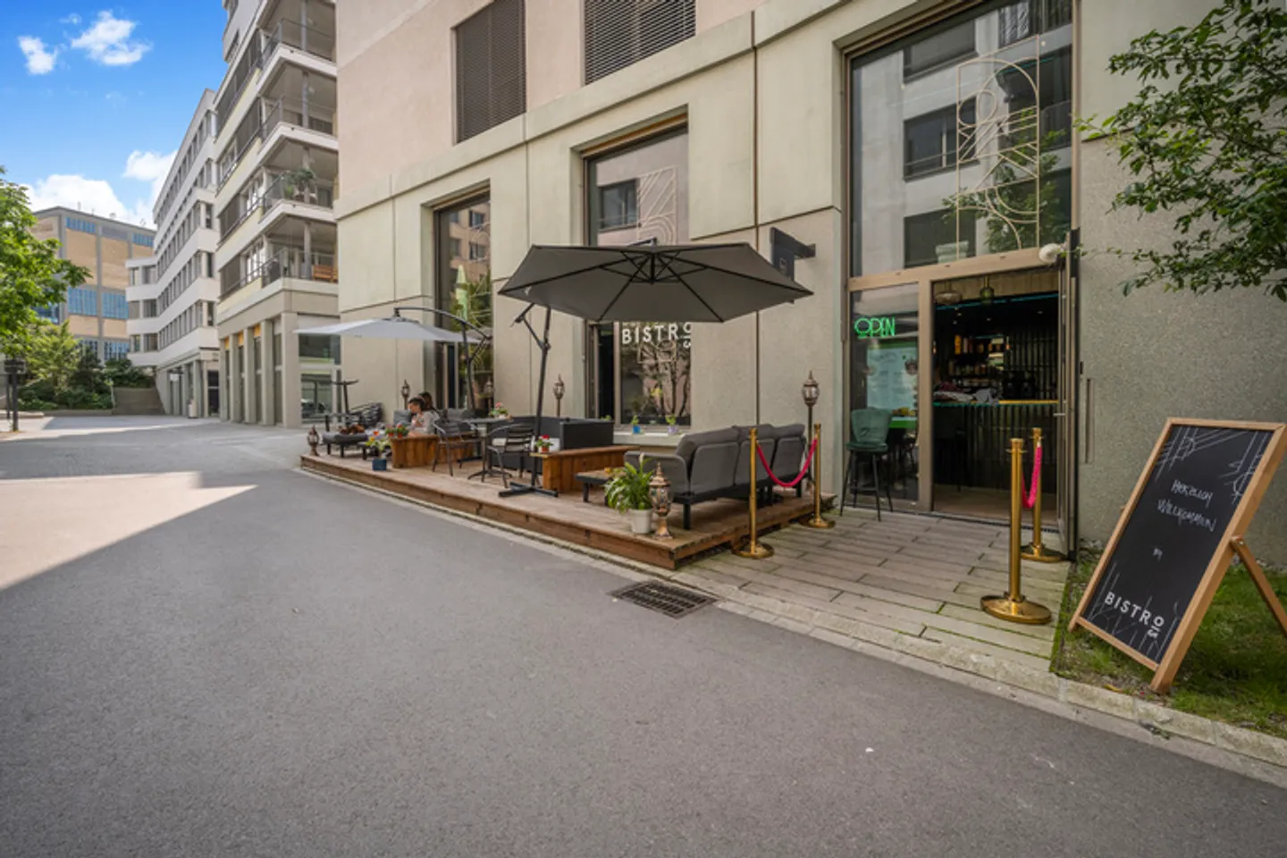 ATTRACTIVE ART DECO BAR GLASS BÜLACH - Photo 7 of 8