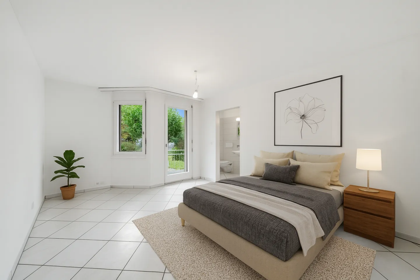 WOHNEN IM GRÜNEN MIT BLICK IN DIE BERGLANDSCHAFT - Foto 3 von 7