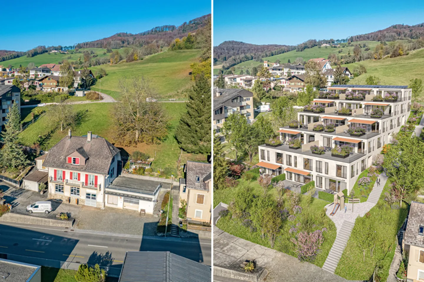 3'354 M2 BAULAND MIT ENTWICKLUNGSPOTENTIAL - Foto 1 von 9