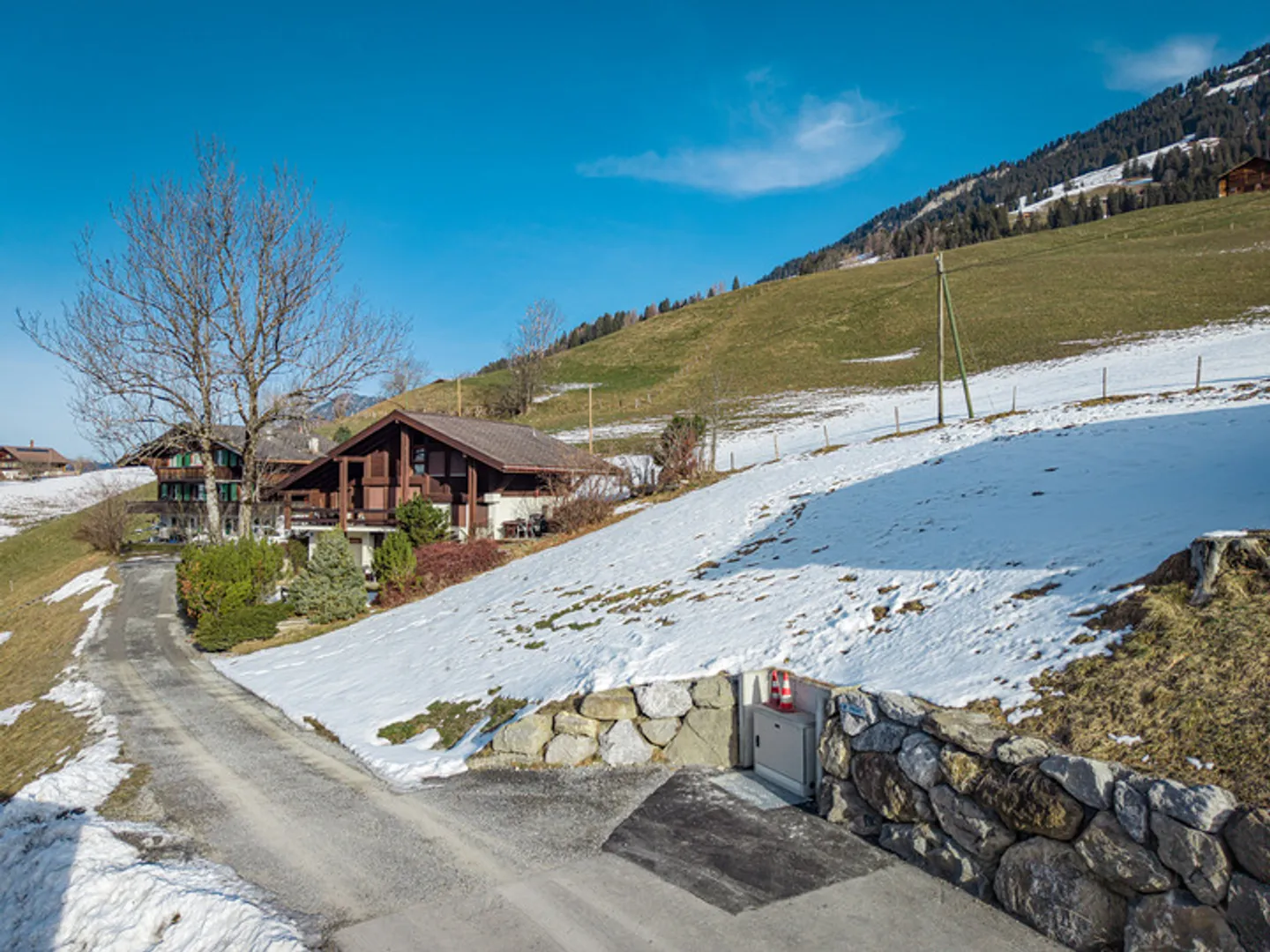 SUNNY LOCATION AT LENK - 747 m² BUILDING LAND WITH A DREAMLIKE MOUNTAIN PANORAMA - Photo 5 of 9