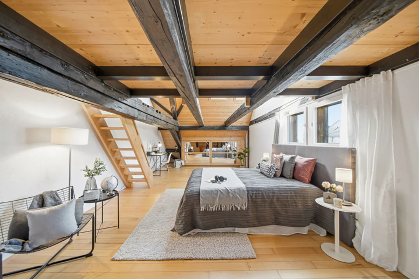 Maison de moulin rénovée avec style de 1880 entre Zurich et Zug - Photo 6 sur 8