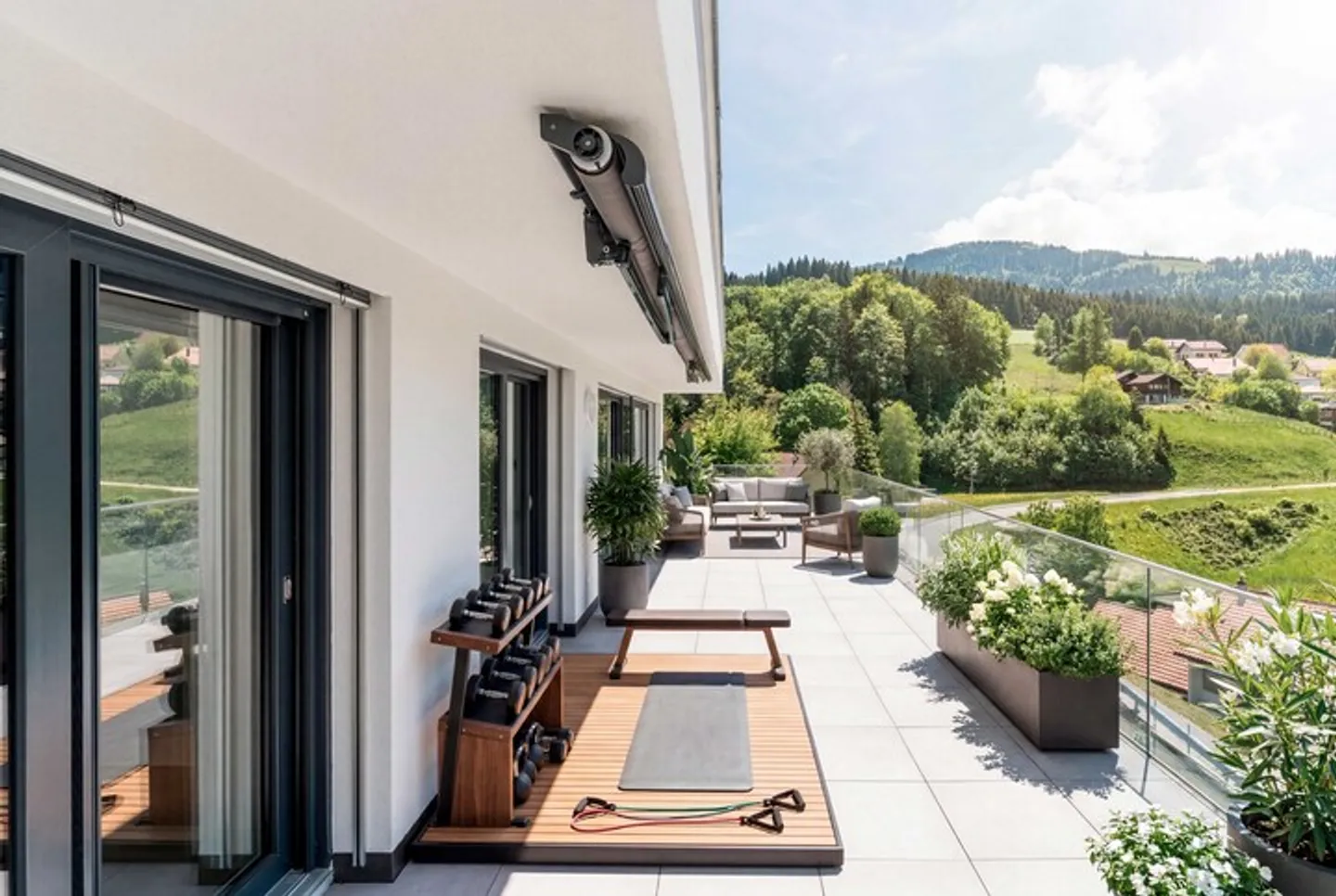 Vivere esclusivo a Plasselb - Moderno appartamento attico di 4,5 stanze - Foto 7 di 8