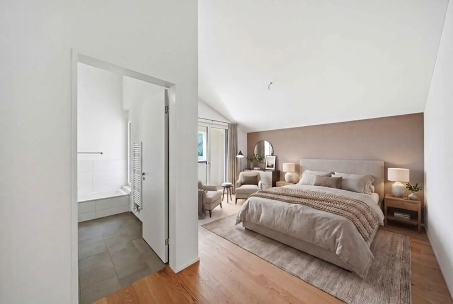 Luxuriöse Dachwohnung mit Terrasse - Foto 4 von 8