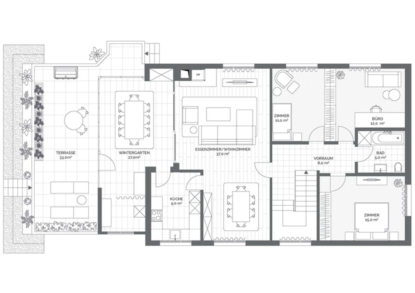 PENSARE IN GRANDE - CASA UNIFAMILIARE CURATA DI 7,5 STANZE - Foto 12 di 13