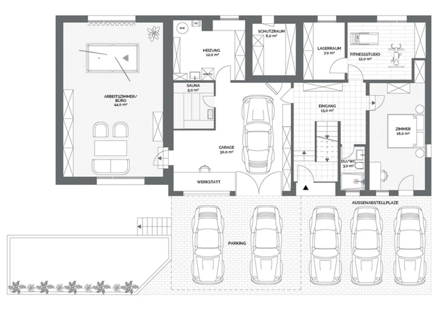 PENSARE IN GRANDE - CASA UNIFAMILIARE CURATA DI 7,5 STANZE - Foto 11 di 13