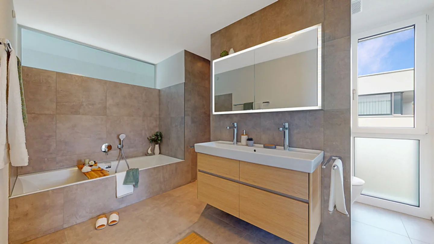 FREISTEHENDES 6.5 ZIMMER EINFAMILIENHAUS MIT SWIMMINGPOOL - Foto 6 di 8